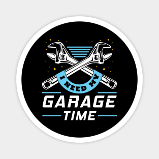Garage Time Car Tuning Tuner In The Garage Magnet